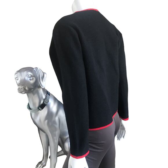 Vintage Pendleton Tassel Merino Wool Button Down Holiday Sweater Women's Size S - Picture 2 of 8